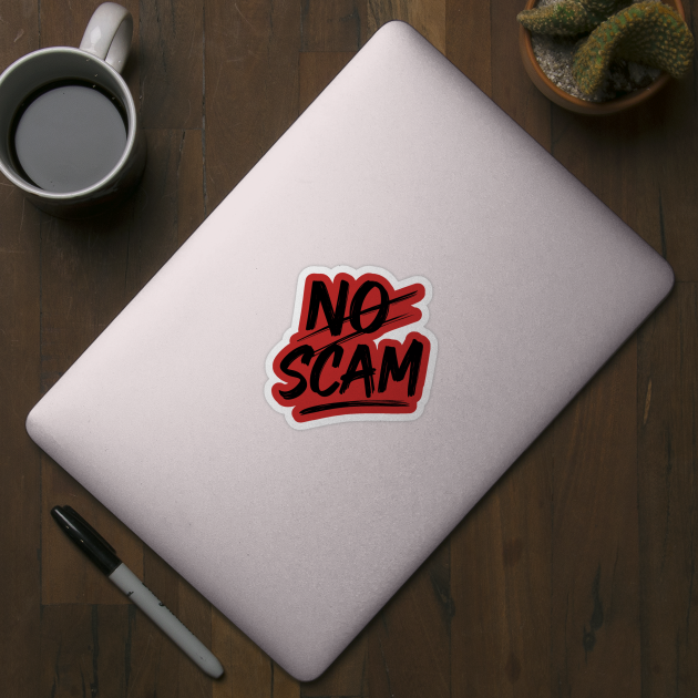 No Scam – Investigative Paintbrush Logo by THE CRYPTO PONZI SCHEME AVENGER